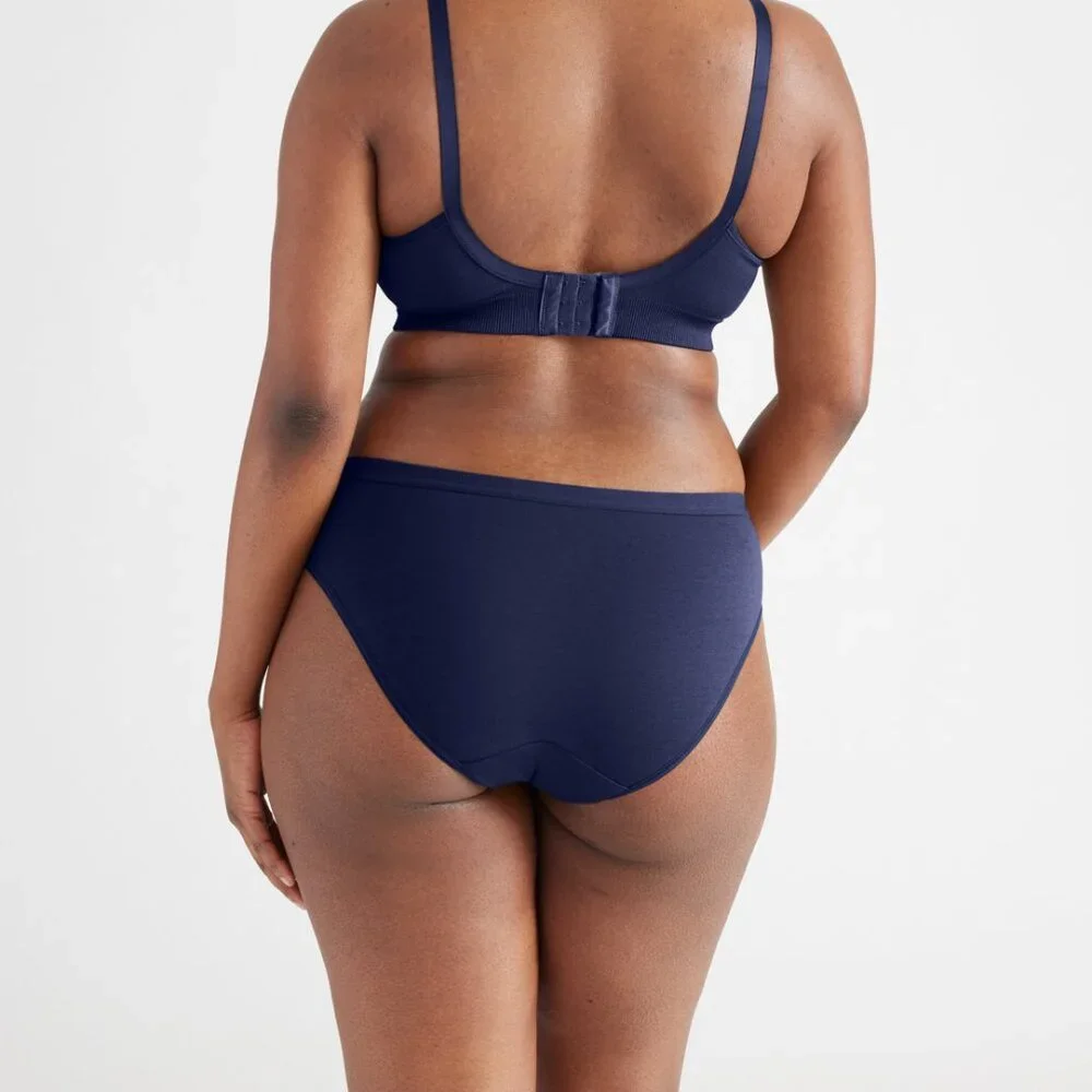 Knix Cotton Super Leakproof Bikini Panties - 3Pk Size L - Picture 6 of 10